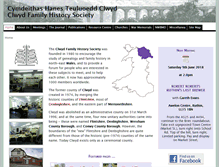 Tablet Screenshot of clwydfhs.org.uk